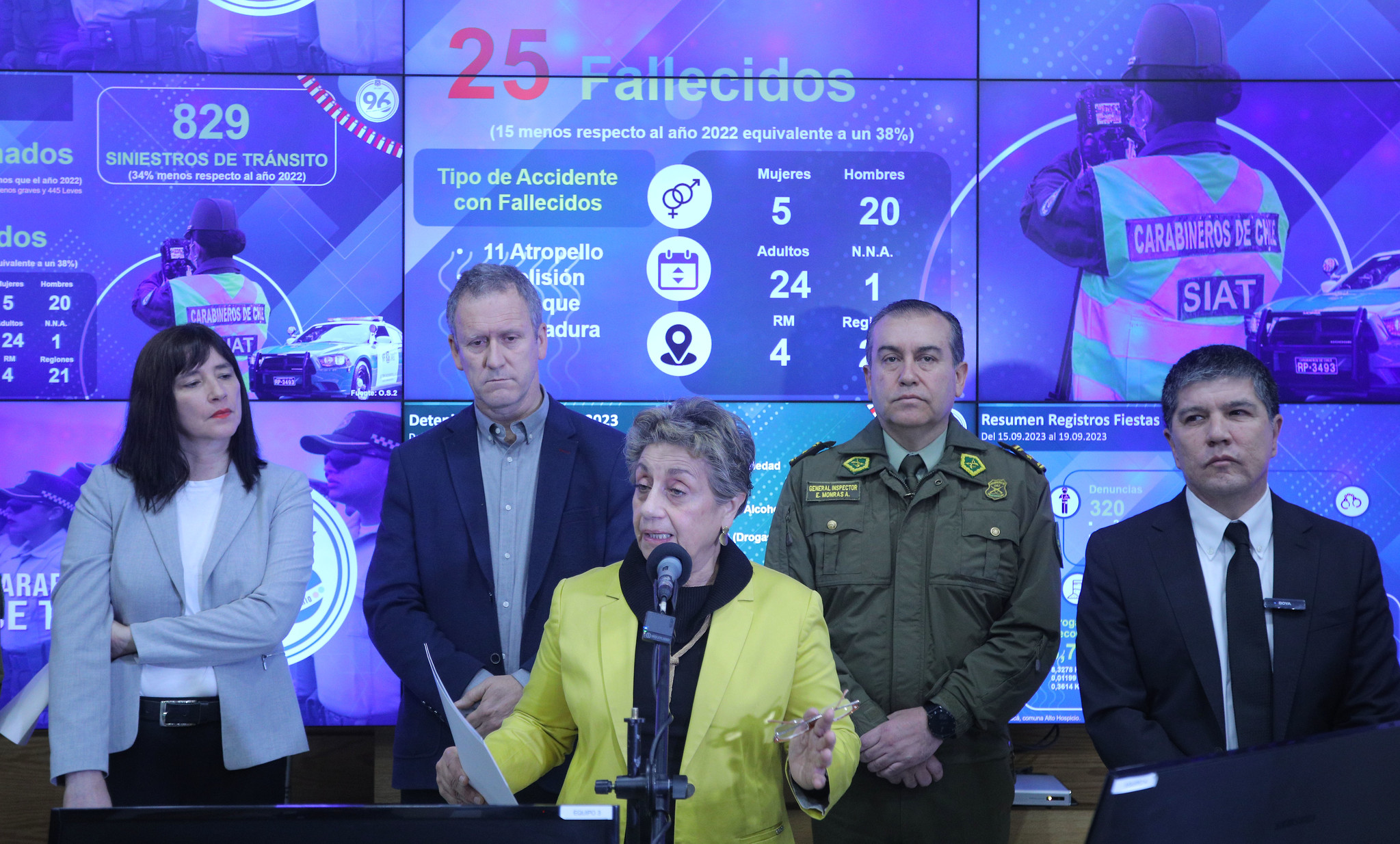 Ministra López realiza balance positivo del funcionamiento de las carreteras durante Fiestas Patrias en las que salieron medio millón de vehículos de Santiago