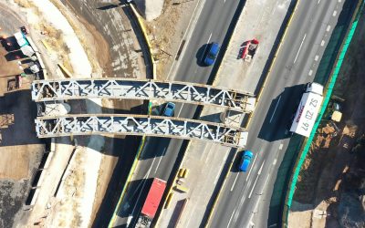 Autoridades inspeccionaron obras de Vespucio Norte que registran un 50% de avance y será una de las más modernas de América Latina