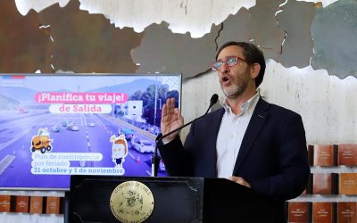 Ministro García da a conocer plan de contingencia en carreteras ante masiva salida de más de 540 mil vehículos de la RM