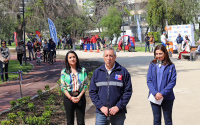 Inauguran segundo tramo del Parque Vespucio Oriente en la comuna de Las Condes
