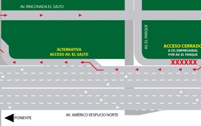 ESTE SÁBADO 22 DE DICIEMBRE SE CIERRA ACCESO A CIUDAD EMPRESARIAL POR AV. DEL PARQUE