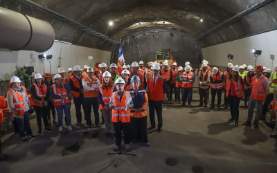 Presidente Boric da inicio a construcción de autopista Américo Vespucio Oriente II