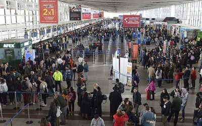 Aeropuerto de Santiago recibirá 630 mil pasajeros durante el feriado Fiestas Patrias, un 20% más que en 2018