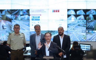 Ministro García anuncia inversión adicional de 400 millones de pesos en medidas para enfrentar encerronas en autopistas de Santiago