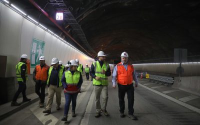 MOP fiscaliza en terreno situación de ramal Mapocho de Autopista Américo Vespucio Oriente (AVO I)