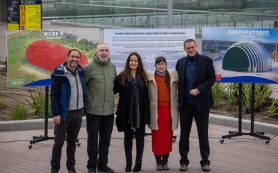 Ministerio de Obras Públicas inauguró obras de artes en el Aeropuerto Arturo Merino Benítez