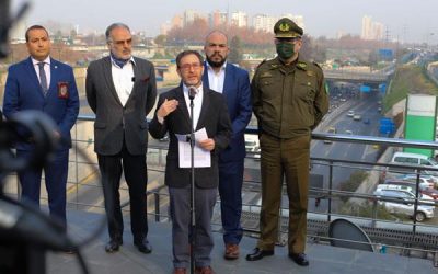 Ministro García y Subsecretario de Prevención del Delito dan a conocer medidas para combatir el robo de vehículos en autopistas