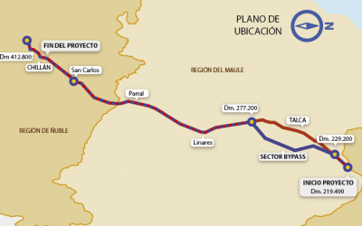 Este sábado 19 de octubre fue publicado en el Diario Oficial el llamado a licitación para la segunda concesión del tramo Ruta 5 Talca-Chillán