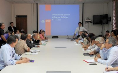 Director de Concesiones se reúne con municipios para precisar aplicación de Ley N°21.213