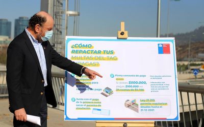 Ministro Moreno anuncia promulgación de Ley que extiende hasta el 31 de diciembre beneficio para regularizar multas del TAG