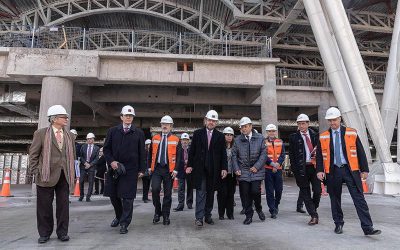 Más de un 50% de avance tienen los trabajos de ampliación del Aeropuerto Internacional AMB de Santiago