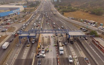 Ministro de Obras Públicas Alfredo Moreno supervisa habilitación del sistema free flow en la Ruta Santiago – Los Andes