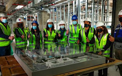 Ministro Moreno en visita a obras del nuevo Hospital Salvador: “Será un cambio significativo para medio millón de personas”