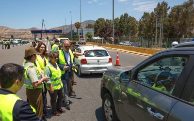 Ministra López refuerza medidas de contingencia en carreteras ante masiva salida de cerca de 465 mil vehículos por Año Nuevo