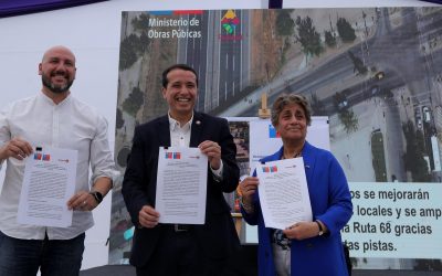 MOP y Municipalidad de Pudahuel firman acuerdo para la construcción de obras sociales en nueva concesión de Ruta 68