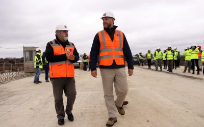 Director General de Concesiones inspeccionó avance de obras de Puente Industrial