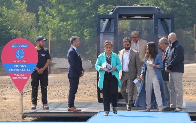 Presidente Boric da inicio a obras del Teleférico Bicentenario de Santiago