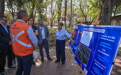 MOP completa instalación de más de 10 km de pantallas acústicas para mitigar ruido en la autopista Vespucio Sur
