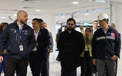 Presidente Boric encabeza inauguración del nuevo edificio del Terminal Nacional T1-A del Aeropuerto Arturo Merino Benítez
