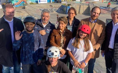 Con clínica deportiva encabezada por campeona nacional de skate, MOP destacó impacto de las obras del Plan Buen Vecino en las comunidades
