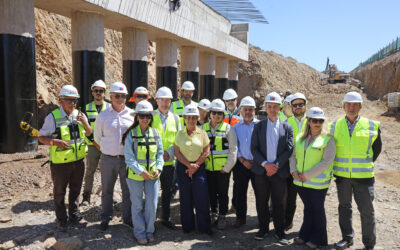 Ministra de Obras Públicas visita obras de paso inferior Panorámica en el sector Panul de Coquimbo