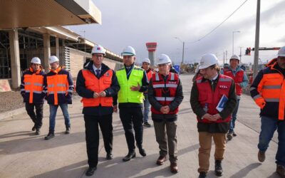 Ministro Arrau supervisa construcción de nuevo Aeropuerto Balmaceda que quintuplicará capacidad de atención de pasajeros